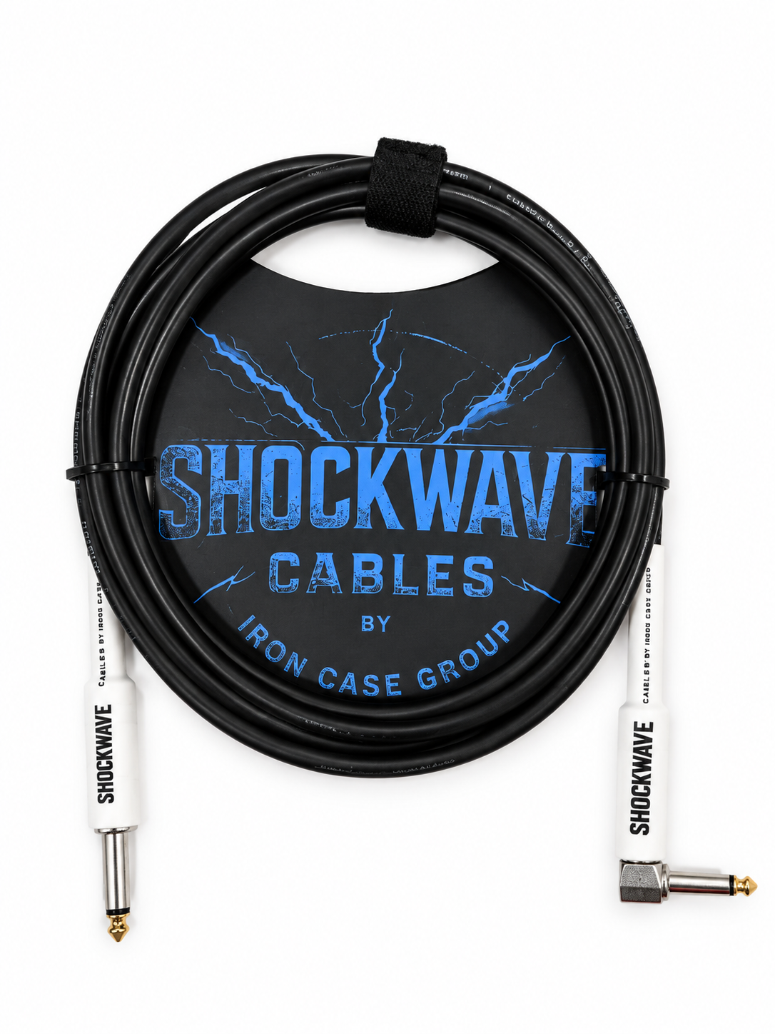 Shockwave PVC or Tweed Instrument Cable. Straight & Right-Angle