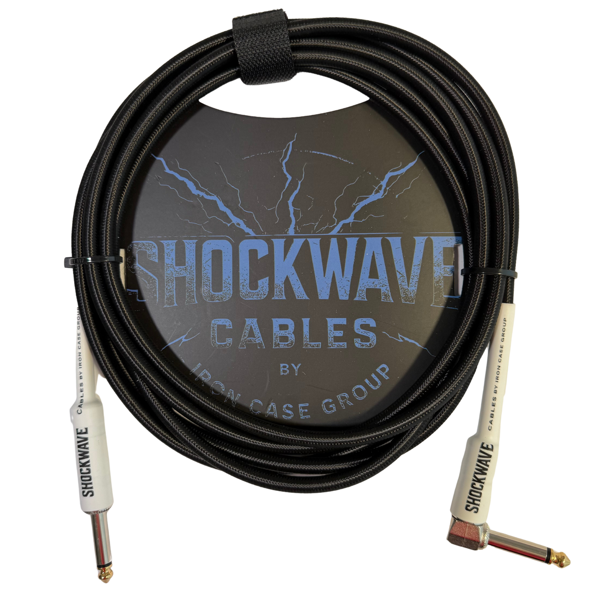 Shockwave PVC or Tweed Instrument Cable.  Straight & Right-Angle