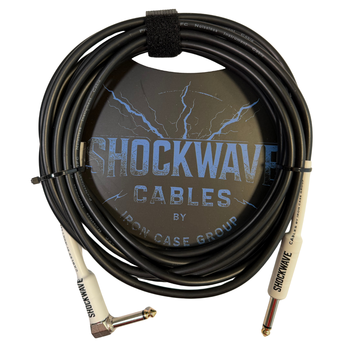 Shockwave PVC or Tweed Instrument Cable.  Straight & Right-Angle