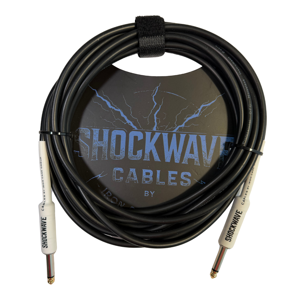 Shockwave PVC or Tweed Instrument Cable.  Straight & Right-Angle