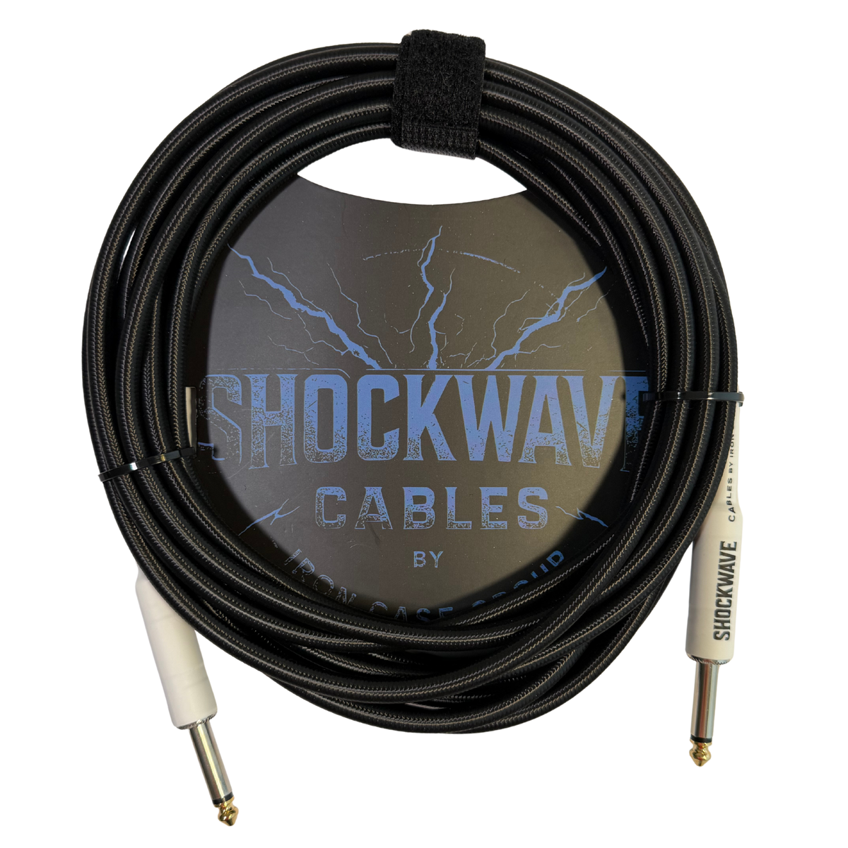 Shockwave PVC or Tweed Instrument Cable.  Straight & Right-Angle