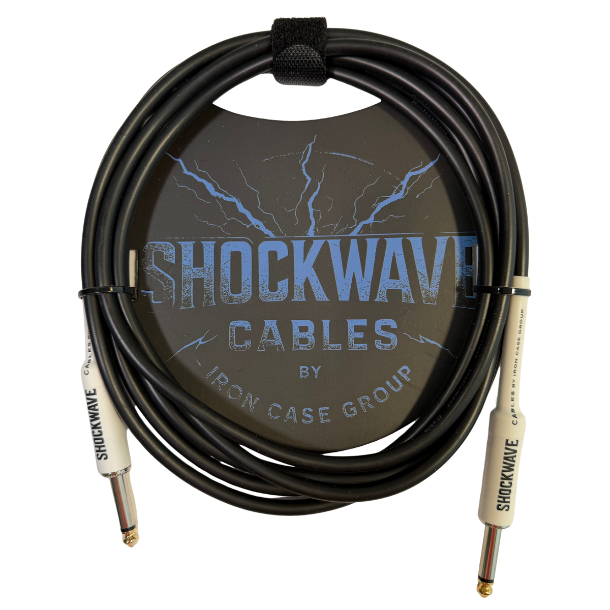 Shockwave PVC or Tweed Instrument Cable.  Straight & Right-Angle