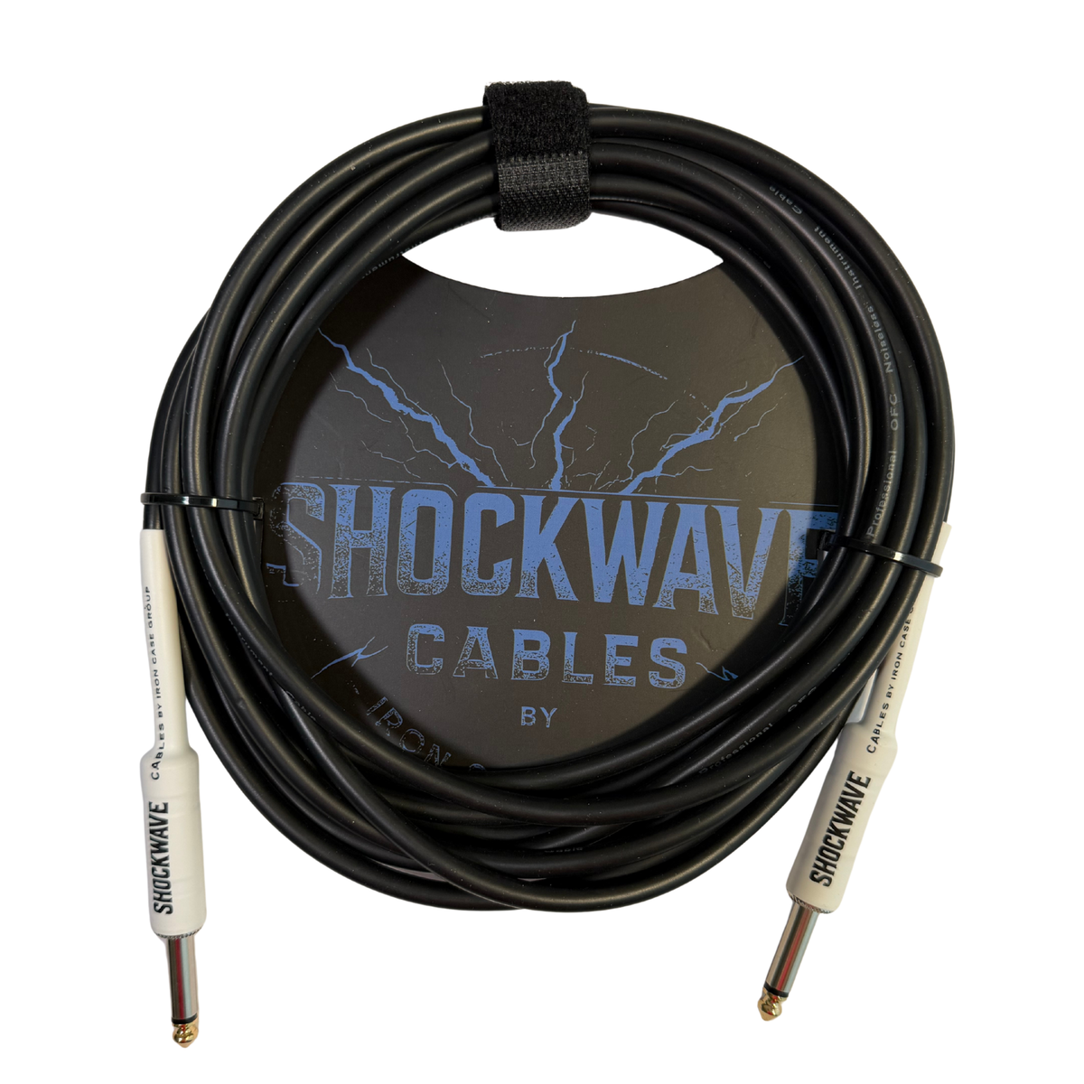 Shockwave PVC or Tweed Instrument Cable.  Straight & Right-Angle