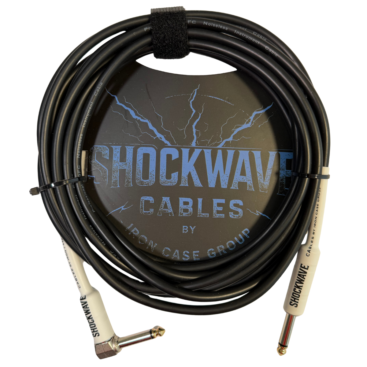 Shockwave PVC or Tweed Instrument Cable.  Straight & Right-Angle