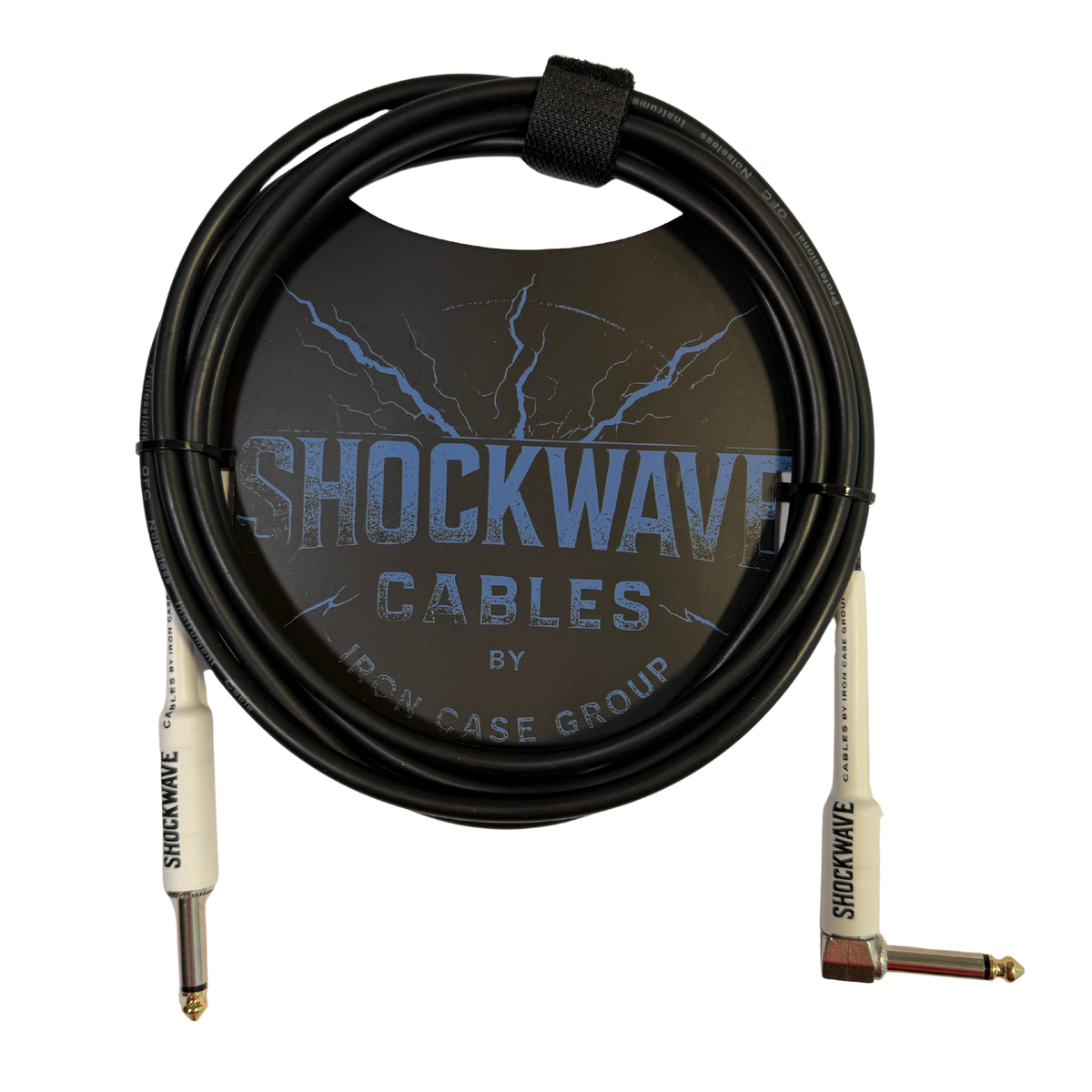 Shockwave PVC or Tweed Instrument Cable.  Straight & Right-Angle