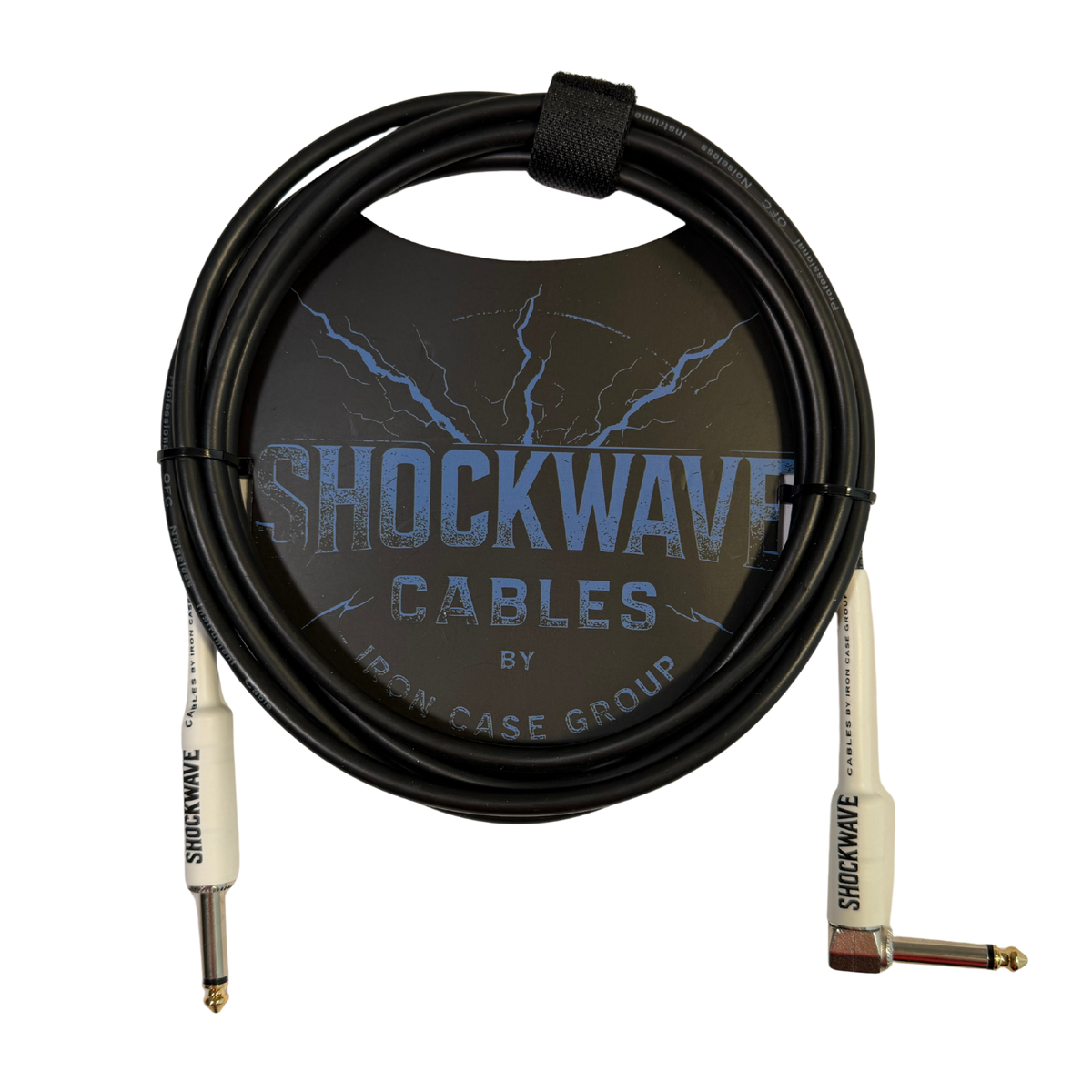 Shockwave PVC or Tweed Instrument Cable.  Straight & Right-Angle