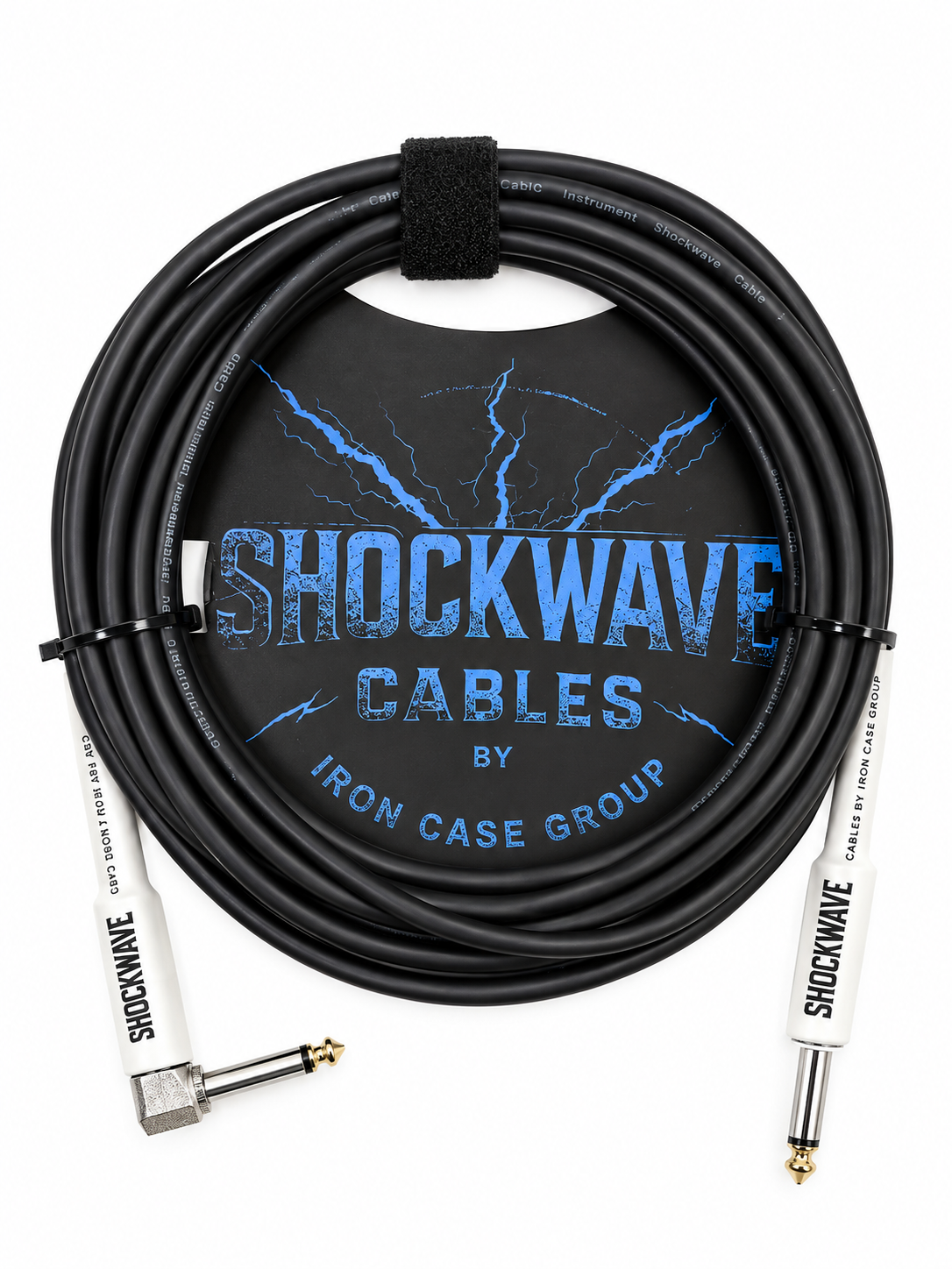 Shockwave PVC or Tweed Instrument Cable.  Straight & Right-Angle